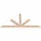 Ekena Millwork Saratoga Smooth Timber Gable Bracket, Douglas Fir, 96"W x 48"H x 1 1/2"D x 5 1/2"F, 12/12 Pitch GBW096X48X0206SAR00SDF - alternate 2
